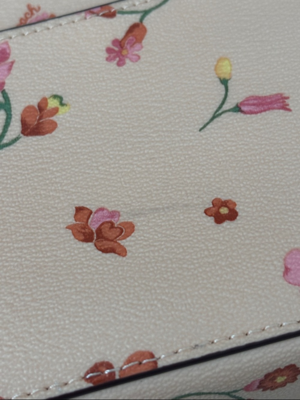 EUC Coach Mystical Floral Print Camera bag Faded Blush Pink - Picture 6 of 11